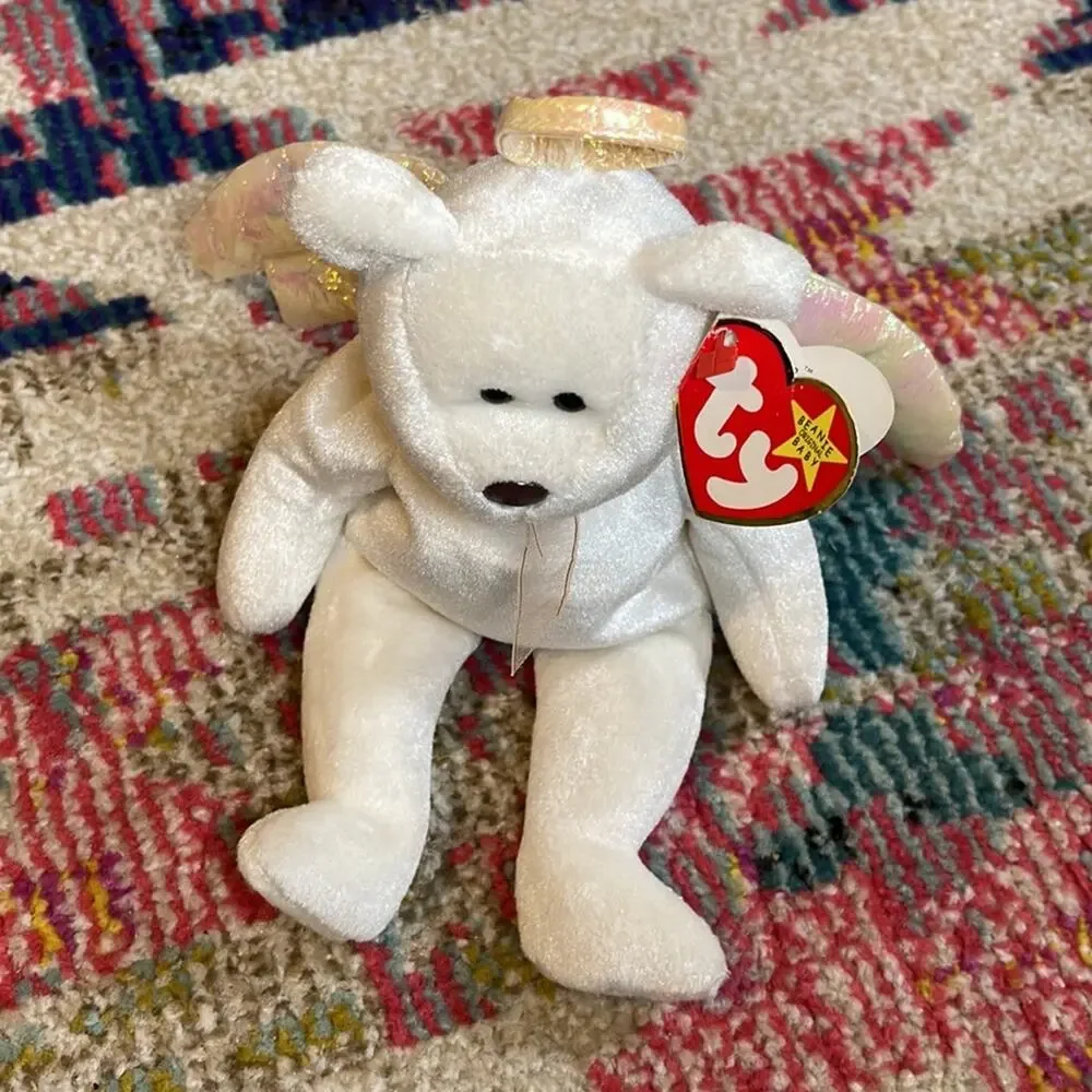 Rare‎ Ty Original Beanie Baby Halo 1998 with Brown Nose